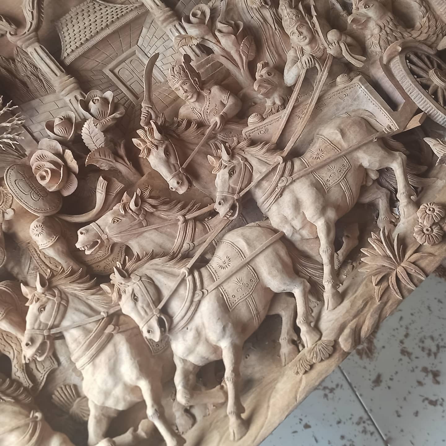 relief ukir bharatayudha by lacoone ukir jepara (2)