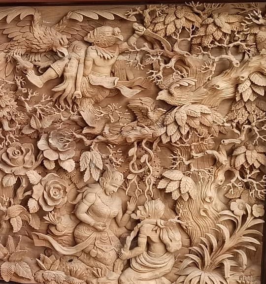 relief ukir ramayana by lacoone ukir jepara